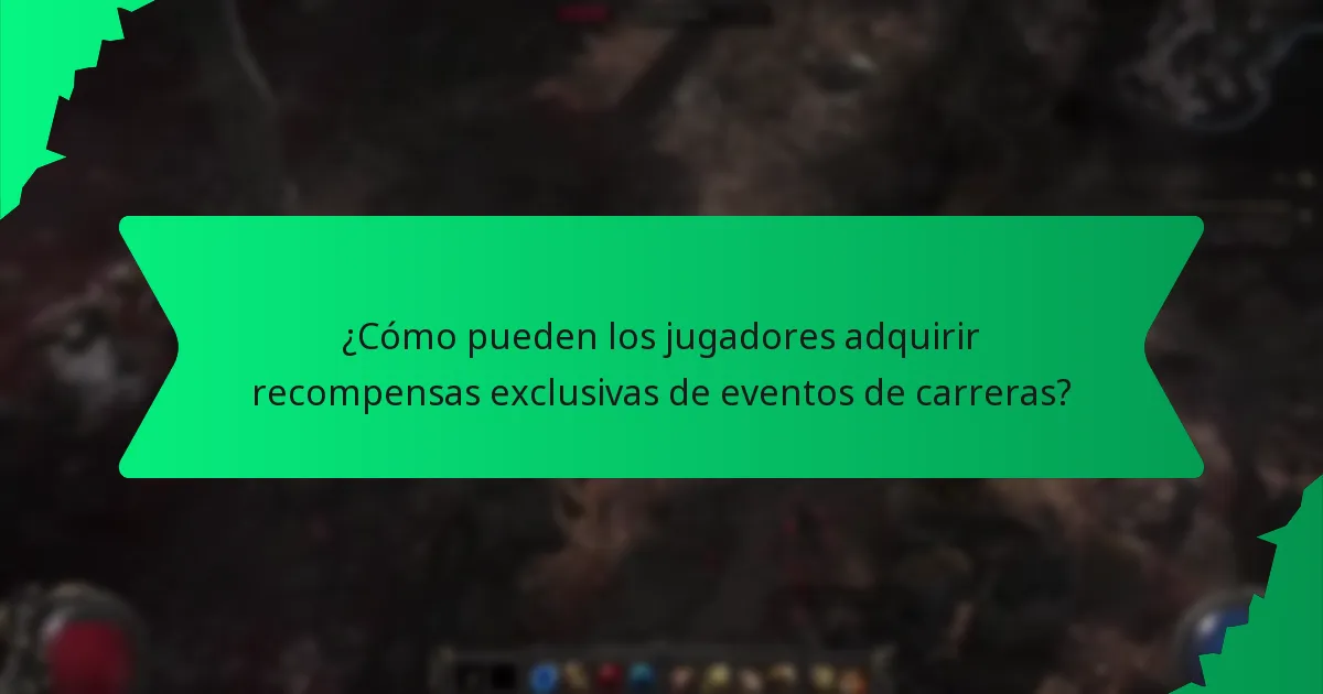 ¿Cómo se define la rareza para las recompensas de eventos de carreras?