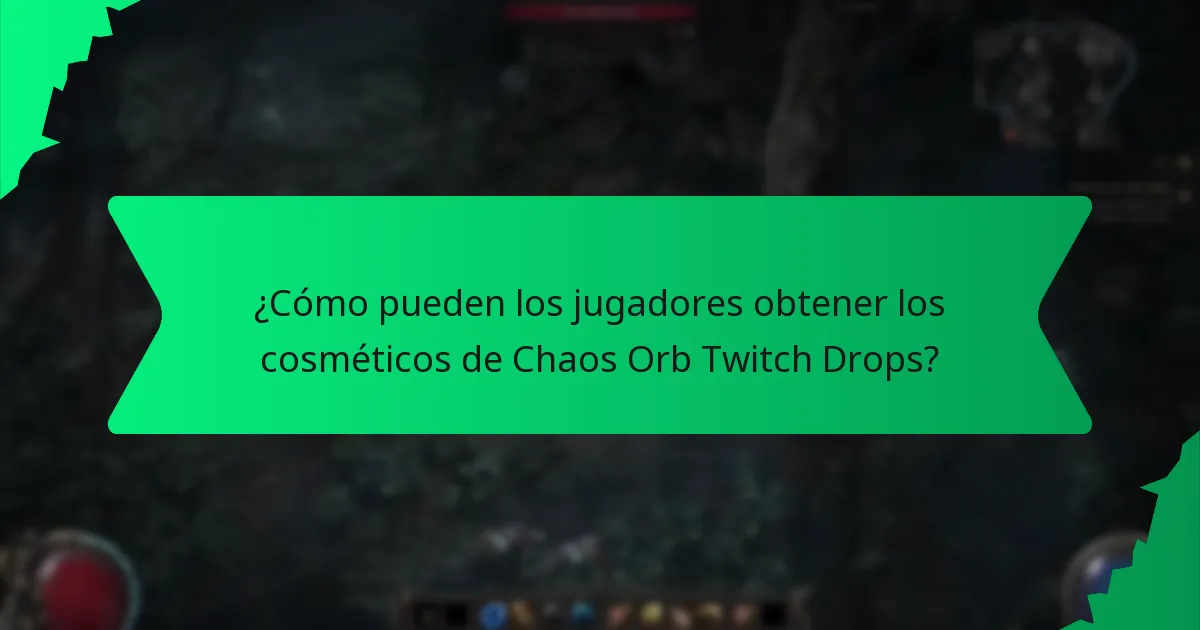 ¿Cuáles son los niveles de rareza de los cosméticos de Chaos Orb Twitch Drops?