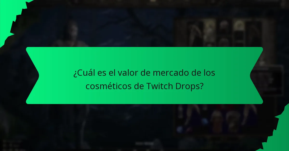 ¿Qué opciones de color están disponibles para los cosméticos de Twitch Drops?