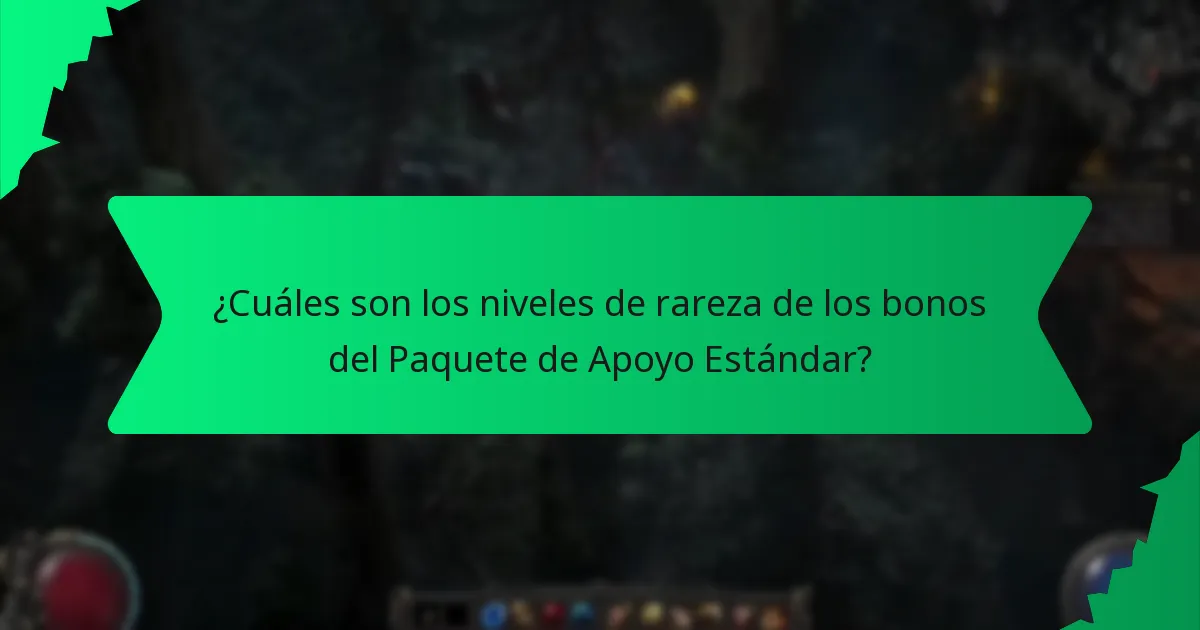 ¿Cómo se comparan los bonos del Paquete de Apoyo Estándar con otros paquetes?