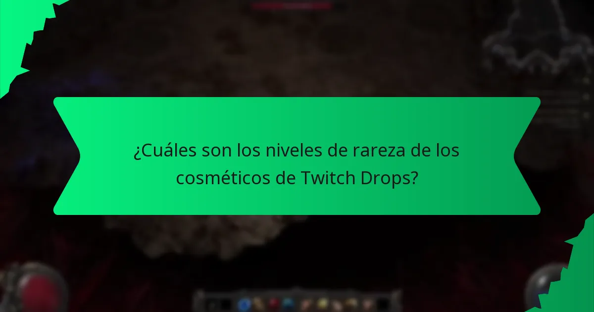 ¿Qué efectos tienen los cosméticos de Twitch Drops?