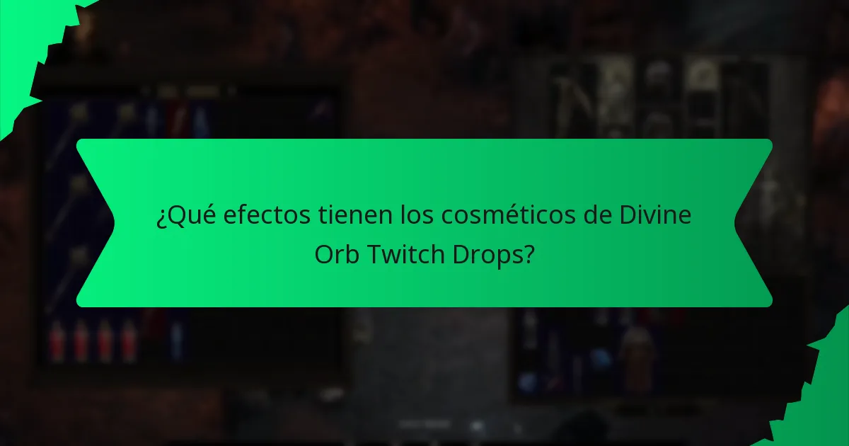 ¿Qué opciones de color están disponibles para los cosméticos de Divine Orb Twitch Drops?