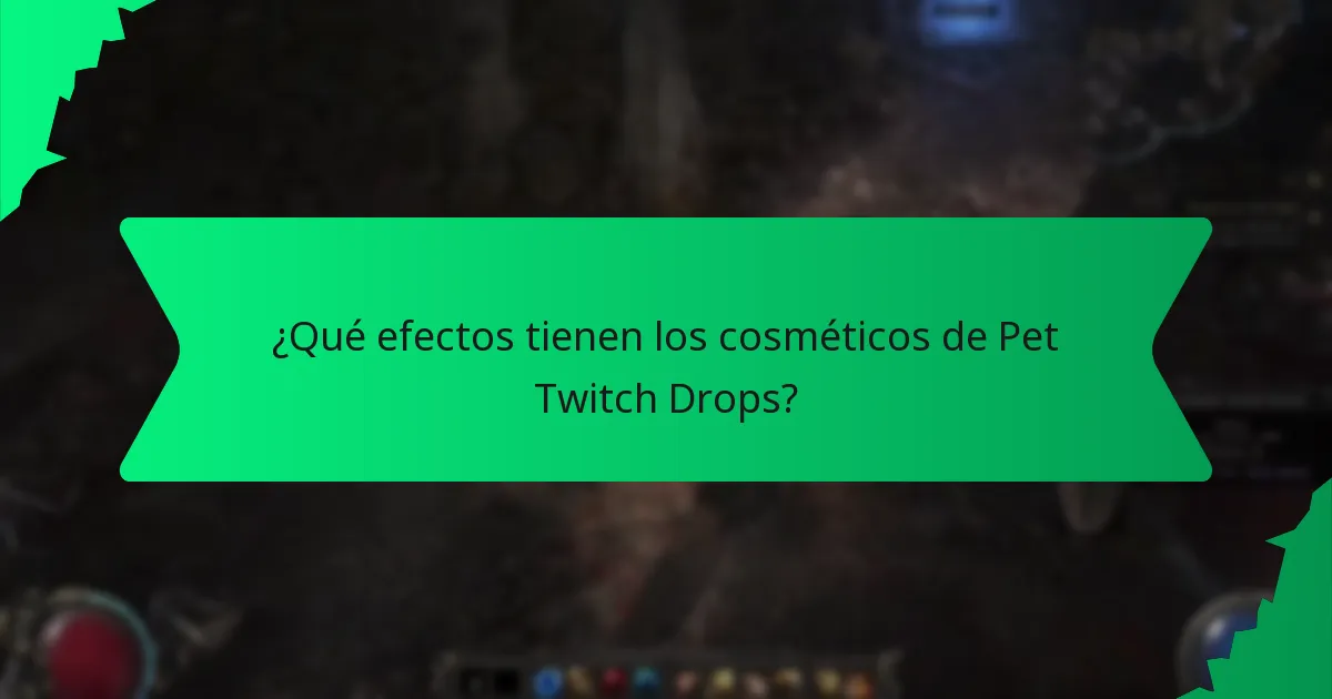 ¿Cómo pueden los jugadores adquirir los cosméticos de Pet Twitch Drops?