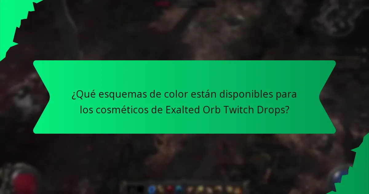 ¿Cómo pueden los jugadores obtener los cosméticos de Exalted Orb Twitch Drops?