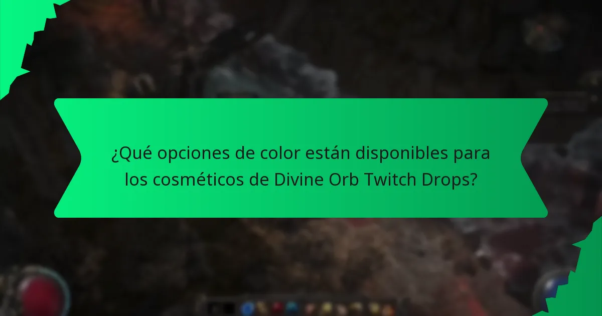 ¿Qué efectos tienen los cosméticos de Divine Orb Twitch Drops?