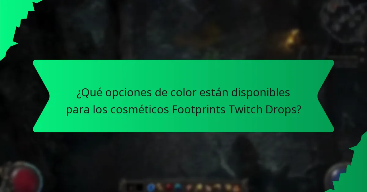 ¿Cómo pueden los jugadores adquirir los cosméticos Footprints Twitch Drops?