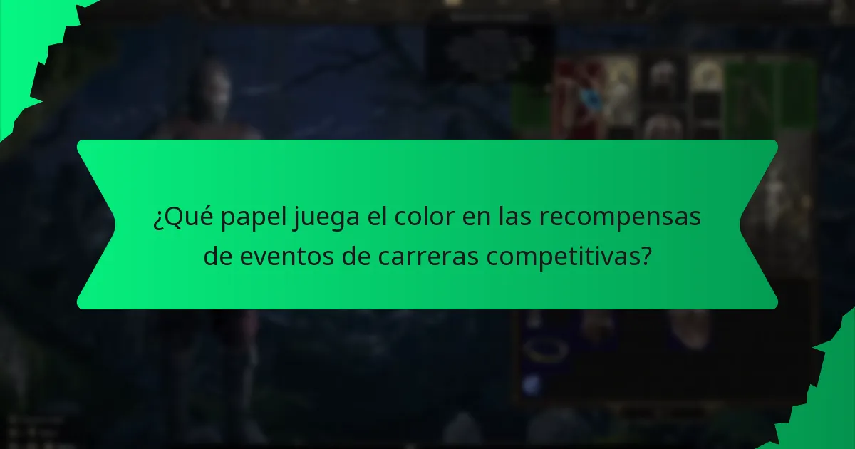 ¿Qué recompensas valen la pena perseguir en las carreras competitivas?